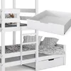 Vitalispa Hausbett Tom, 90x200 cm mit Schublade, Weiß Produktbild-Vorschau 6