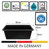 BigDean 5x Mörtelkasten 80 Liter Eckig Miniteich Baueimer - Produktbild-Vorschau 6