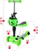 MalPlay Balance Scooter | Zelená | Kolobežka s LED Náhľad obrázku produktu 3