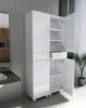 słupek łazienkowy 80cm (2x40) wiszący stojący biały mat + Podgląd zdjęcia produktu 4