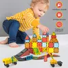 Olvy Briques magnétiques Jouets Montessori -Magnetic Tiles Voir les images du produit 2