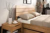Bett Swig 1 Sonderlänge 100x190 Wildeiche massiv mit Produktbild-Vorschau 5