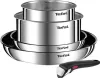 A stack of Tefal pots and pans with a detachable handle. Anteprima dell’immagine prodotto