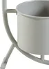 Blumenständer 'Almelo' 63x29x21cm Metall Hellgrau Produktbild-Vorschau 6