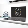 Glasschutzplatte für Herd 2x40x52 Schwarz Produktbild-Vorschau 3