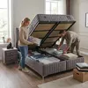 Bambi Boxspringbett 120x200 mit Bettkasten mit Matratzen Produktbild-Vorschau 8