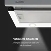 Mariana 60 hotte plate 500 m³/h évacuation d'air LED Voir les images du produit 5