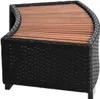 Polyrattan Whirlpooltreppe Spa Trittstufe Stufe Einstieg  Produktbild-Vorschau 5