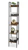 Žebříkový regál 5 stupňů LOFT černohnědý 170x30x34 cm Deco Náhled obrázku produktu 2
