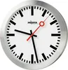 Peweta Wanduhr Bahnhof O 30 cm silber Produktbild-Vorschau 1