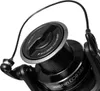 A close-up view of a fishing reel. Produktbild-Vorschau