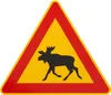 ORIGINAL Verkehrszeichen Nr. 101 m. Sonder-Symbol. Elch 630 Produktbild-Vorschau 1