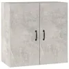 Wandschrank Betongrau 60x31x60 cm Holzwerkstoff Produktbild-Vorschau 1
