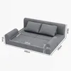 Klappbares Schlafsofa 3-in-1, faltbarer Sessel zum Bett, Produktbild-Vorschau 6
