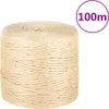 vidaXL Seil 100% Sisal 4 mm 100 m Produktbild-Vorschau 4