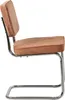 Lot de 2 chaises cantilever en velours côtelé terracotta Voir les images du produit 3
