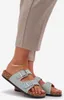 Stoffslipper auf Korksohle mit Schnallen Minze Atera 39 Produktbild-Vorschau 10