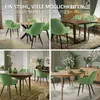 ML-Design 2er Set Esszimmerstuhl mit Rückenlehne, Salbei, Produktbild-Vorschau 5