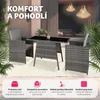TecTake 403097, Šedá, 2 sedadlo/sedadel, Dospělí a děti, Náhled obrázku produktu 5