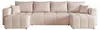 Wohnlandschaft U-Form Orto U Manila 02 Beige Samtvelours Produktbild-Vorschau 2