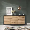 Komoda Jasper K154 - šířka 154 cm, výška 77 cm, hloubka 39 Náhled obrázku produktu 2