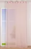 Ösengardine Leinenoptik uni rosa 140x260cm Produktbild-Vorschau 7