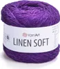 YarnArt Linen Soft Violett 100g, Leinen, Viskose, Produktbild-Vorschau 1