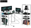 HOMCOM Schreibtisch, L-förmiger Computertisch 137 x 140 x Produktbild-Vorschau 1