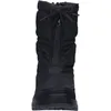 A front view of a black snow boot. Anteprima dell’immagine prodotto
