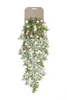 künstliche Rosen zum hängen weiß rosa mit 5 Ranken 75cm Produktbild-Vorschau 1