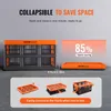 3er-Set 45L Profi Klappbox aus PP Transportbox Faltbarer Produktbild-Vorschau 3