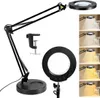 Unyqoos® Verstellbare LED-Lupenlampe mit Klemme – 10-fach Produktbild-Vorschau 1