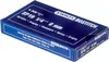 A close-up, angled view of a blue cardboard box containing staples. Anteprima dell’immagine prodotto
