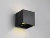 Reality Talent LED Wandleuchte  2x0,5W 10cm Schwarz Matt Produktbild-Vorschau 2