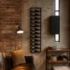 Lendo Online Wine Rack Wall Vertical 12 bouteilles en acier Voir les images du produit 2