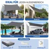 Sonnensegel Balkon 160g/m² Polyester UV Schutz Sonnenschutz Produktbild-Vorschau 11