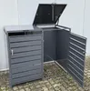 Mülltonnenbox 2er pulverschicht - Mülltonnengarage- Produktbild-Vorschau 7
