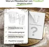 TreeBox Gobelet doseur en verre avec bec verseur - Lot de 2 Voir les images du produit 4