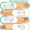 Parc pour bébé XMTECH, pliable, en bois, 8 éléments, Voir les images du produit 4