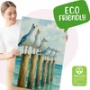 Muralo Leinwandbild Canvas Bemalte MÖWEN Meer Aquarell Br. Produktbild-Vorschau 4