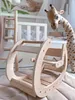 Holzschaukel Montessori - Spielplatz - Naturholz - ab 12 Produktbild-Vorschau 4