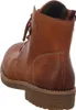A close-up side view of a brown leather boot. Produktbild-Vorschau