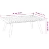 vidaXL 4-tlg. Garten-Lounge-Set mit Kissen Massivholz Produktbild-Vorschau 9