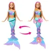 Bambola sirena con fiori che sbocciano, gioco subacqueo Anteprima dell’immagine prodotto 4