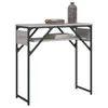 Consolle con ripiano grigio Sonoma 75x30x75cm in materiale Anteprima dell’immagine prodotto 3