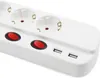 Multiprise McPower, 5x avec interrupteur individuel + 2x Voir les images du produit 2
