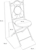 AXI Amélie Set Bistrot da Balcone, 2 Sedie 1 Tavolo, Set Anteprima dell’immagine prodotto 6