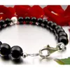 Armband Armkette Armschmuck aus echtem Onyx schwarz & 925 Produktbild-Vorschau 4