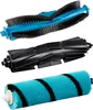 Three different vacuum cleaner brush rolls are displayed against a white background. Produktbild-Vorschau