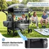 Sekey Bollerwagen Faltbar mit Dach Zwillingsmodus Produktbild-Vorschau 4